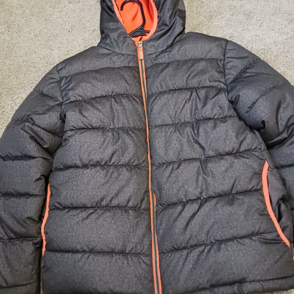 Orange and gray faded glory winter jacket